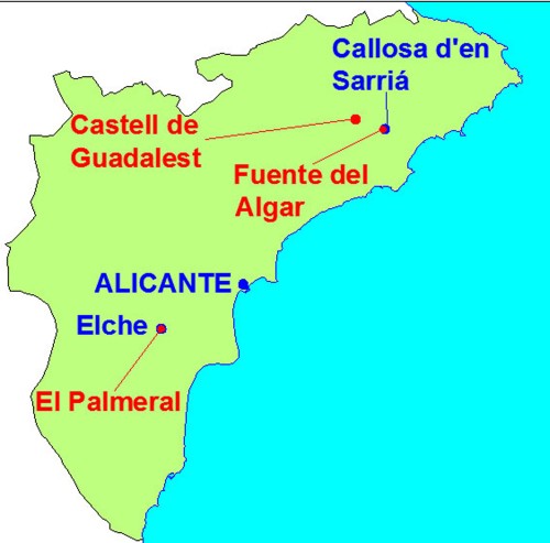 mapa alicante
