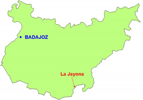 mapa badajoz